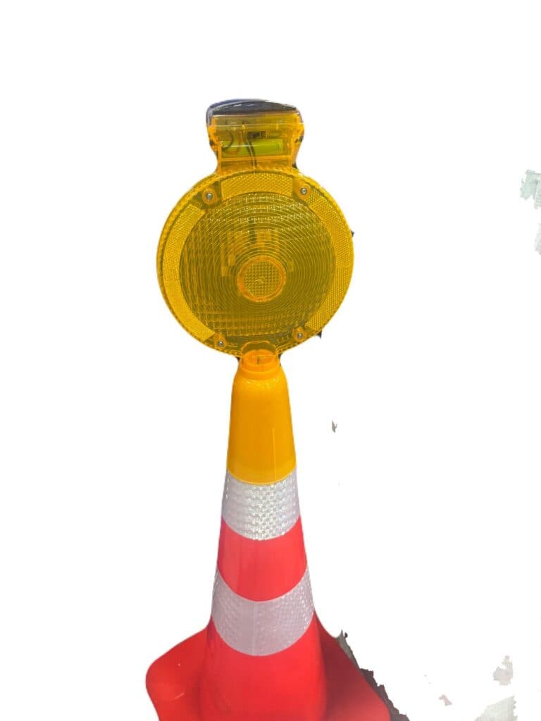 lampe signalisation solaire pour cone