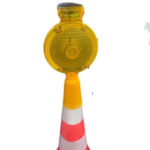 lampe signalisation solaire pour cone