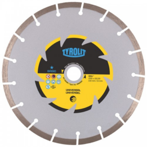 Disque à tronçonner diamanté universel, asphalt et béton Tyrolit Basic* DCU